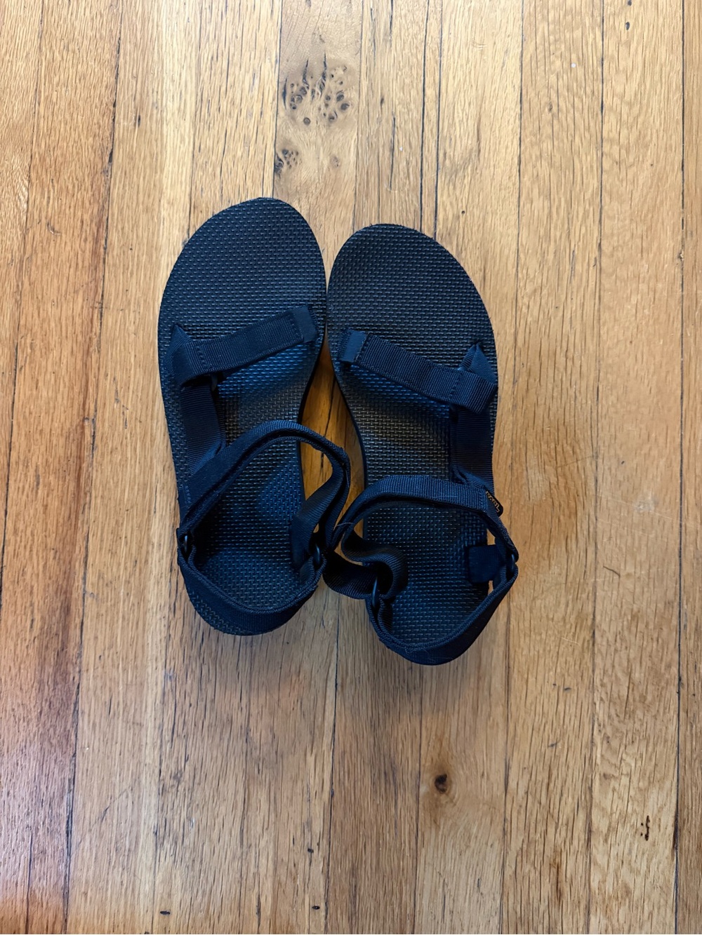 Teva Black Sport Strap Sandals